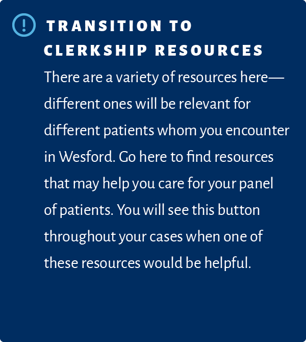 ￼Transition to clerkship resources There are a variety of resources here—different ones will be relevant for differen...