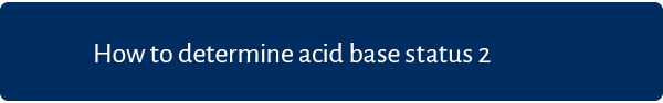 How to determine acid base status 2
